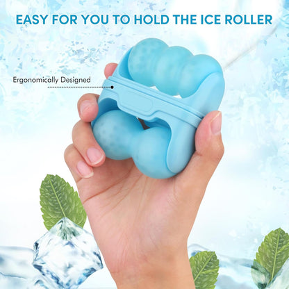 Fronnor Ice Roller for Face,Eyes,Cooling to Tighten Brighten Complexion, Soothing Skin Care Tool, Massager Under Eye Puffiness,Gift for Women