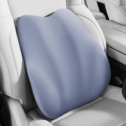 BEBAS Lumbar Support Pillow for Car, Memory Foam Back Cushion for Driving, Ergonomic Lumbar Pillow for Pain Relief, Comfort Lower Back Support for Office Chairs, Car Seat, Wheelchair -Black