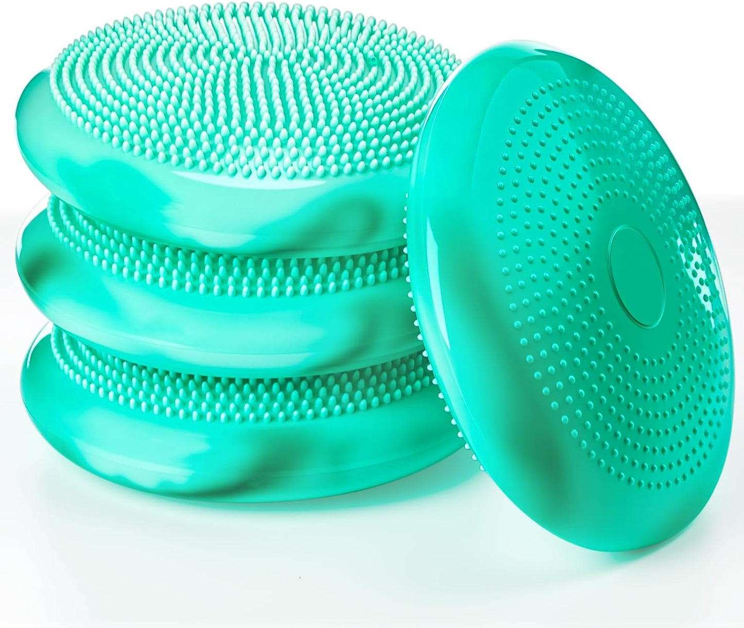 Libima 4 Pcs Wiggle Seat for Sensory Kids Inflated Wobble Cushion Sensory Seat Cloud Design Flexible Seating for Classroom Elementary Balance Disc for Kids Adult Pet Training