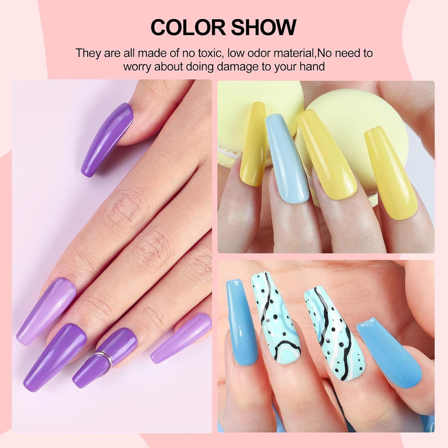 COSCELIA 53pcs Gel Nail Polish Kit with U V light and Drill Starter Kit 35 Colors Gel Nail Polish with 5pcs Top Base Coat Nail Art Professional Gel Manicure Kits Gifts for Women Teens Girls