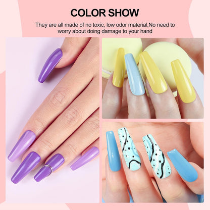 COSCELIA 53pcs Gel Nail Polish Kit with U V light and Drill Starter Kit 35 Colors Gel Nail Polish with 5pcs Top Base Coat Nail Art Professional Gel Manicure Kits Gifts for Women Teens Girls