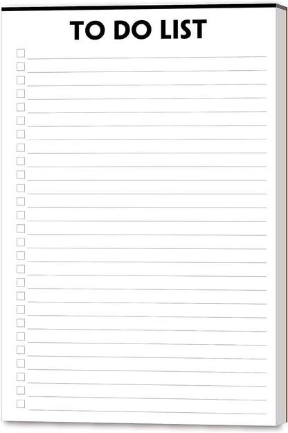 Nokingo To Do List Notepad - 5.5"x8.2", 50 Sheets, To Do Notebook with Check List Organizing, Tear Off, Simple Script, College Ruled To Do Planner for Daily Task