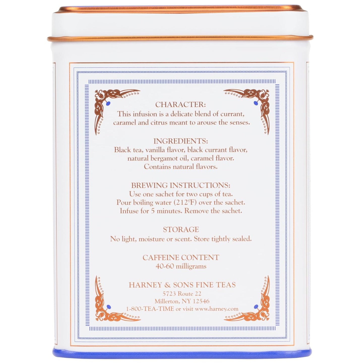 Harney & Sons Paris Black Tea, 20 Sachets in Tin