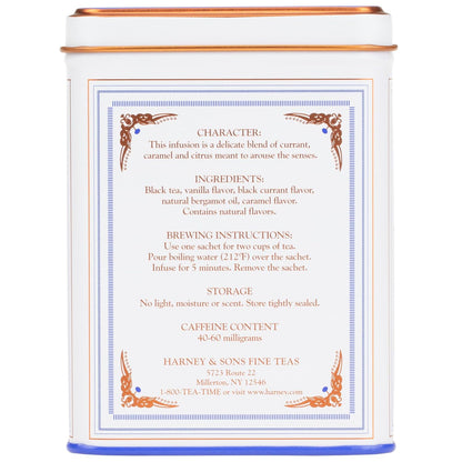 Harney & Sons Paris Black Tea, 20 Sachets in Tin