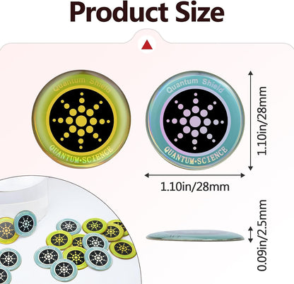 16 Pcs Cell Phone Protection Stickers Neutralizer Shield Blocker