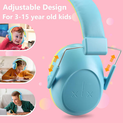 ProCase Kids Noise Cancelling Headphones, Kids Ear Protection Monster Jam Truck, Fireworks Hearing Protection Noise Reduction, Noise Canceling Earmuffs for Sensory Autism Toddler Children -Red