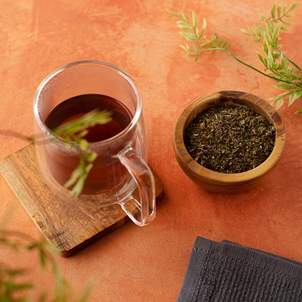 Positively Tea, Organic Spearmint Green, Green Tea, Loose Leaf, 16 Ounce