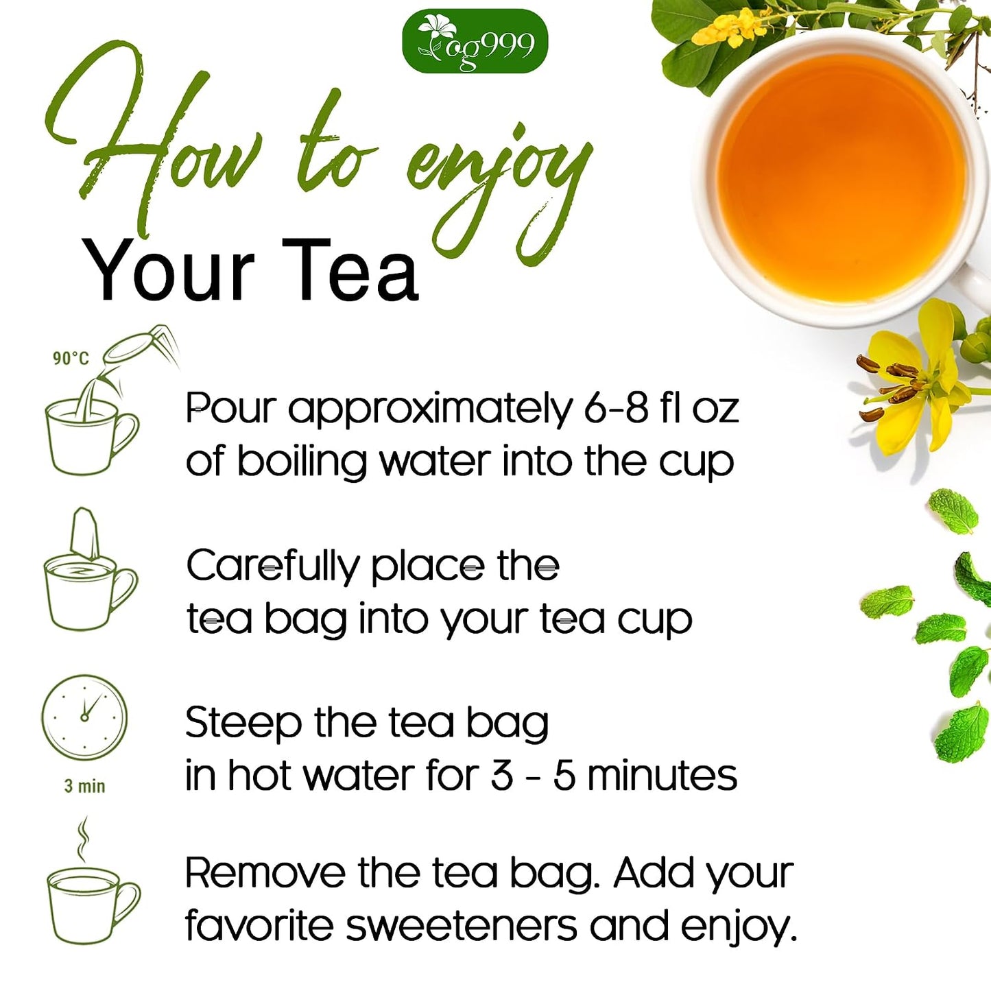 120 Bags Premium Turmeric Ginger Cinnamon Tea, Improve Digestion, Support Brain, Weight, Skin and Sleep, Eco-Conscious Tea Bags and Premium Natural Ingredients. Turmeric Ginger Herbal Tea. No Sugar, No Caffeine, No Gluten, Vegan.