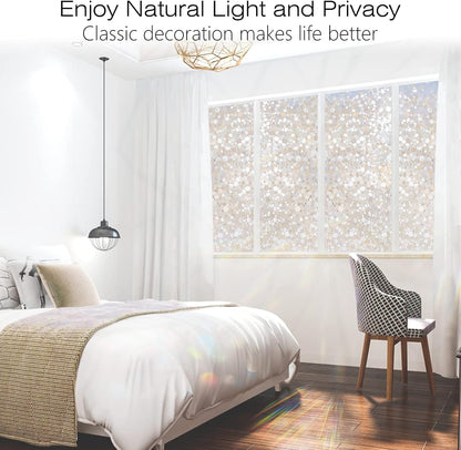 rabbitgoo Blackout Window Film Room Darkening Light Blocking 17.5" x 78.7" | Removable Static Cling without Glue, Tint & Privacy Film for Window Inside, Day & Night Sleep for Home Garage Bedroom House