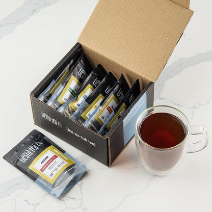 Tiesta Tea Single Origin Tea Sampler Dry Flight Set Tea 7 Pouches