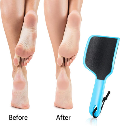 4 Pcs U Shaped Curved Foot File, Double Sided Callus Remover for Dead Skin
