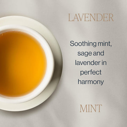 Rishi Tea Lavender Mint Organic Herbal Sachet Tea Bags, Caffeine Free, 50ct