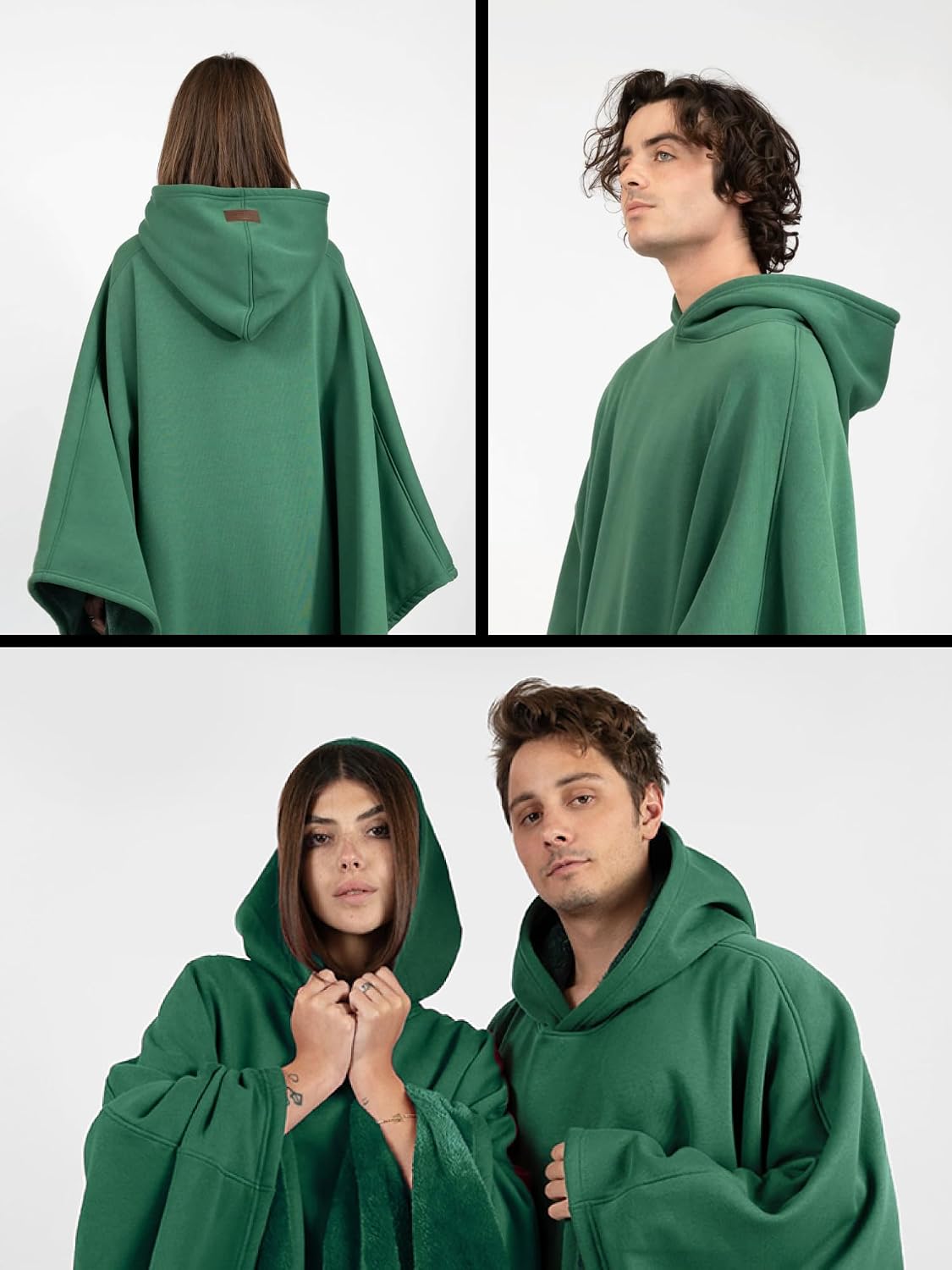 FREE THE SHEEP Eden Hoodie – Oversized Weighted Hoodie Cloak with Ultra-Soft Faux Fur Liner