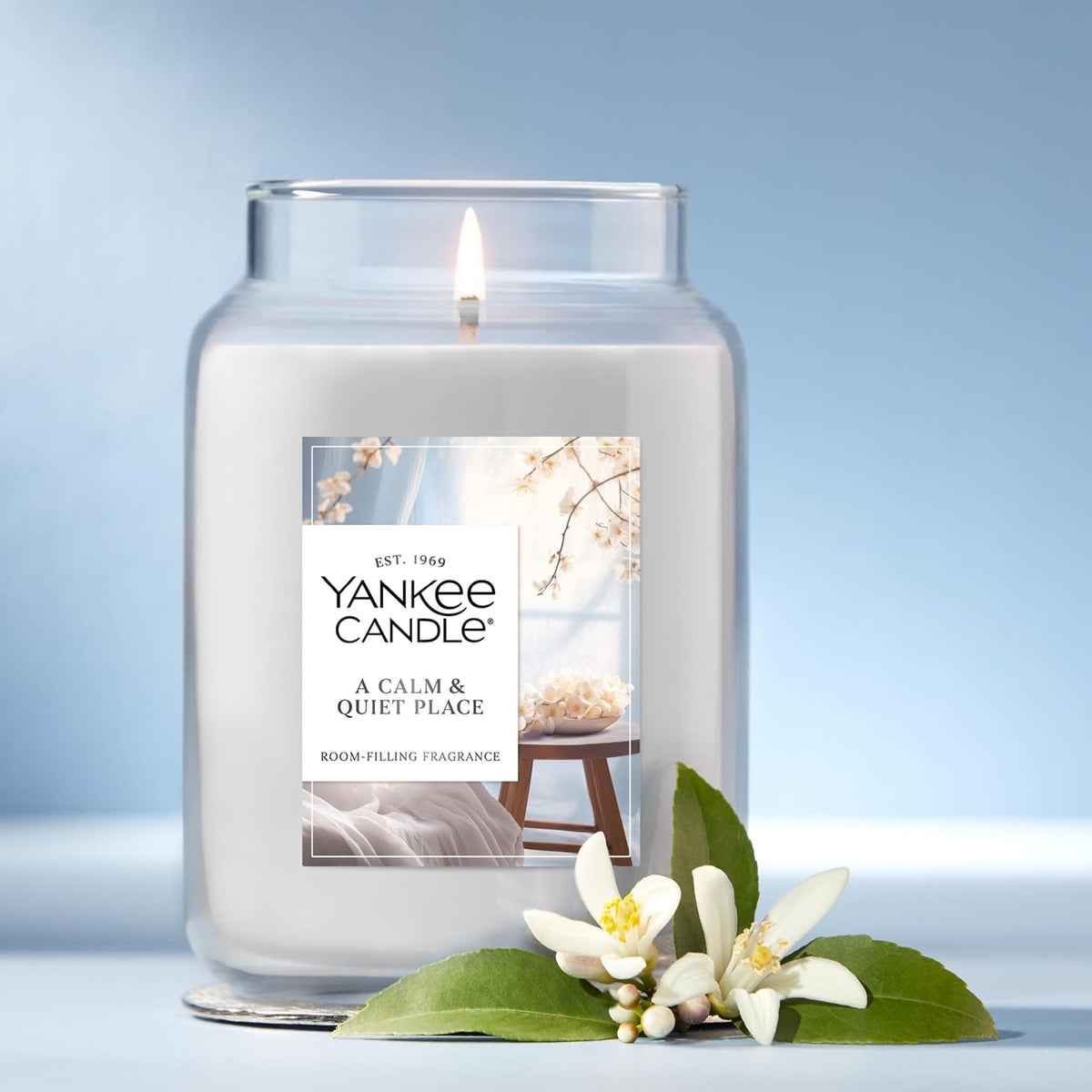 Yankee Candle Sage & Citrus Scented Candle, 22oz Large Jar