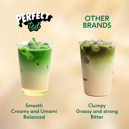PerfectTed Matcha Powder, Ceremonial Grade Japanese, 30g (30 Servings), Perfect for Lattes & Smoothies | Premium Matcha Fuel | with L-Theanine | Antioxidants | Vegan | Gluten-Free