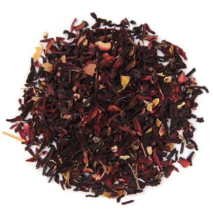 Positively Tea, Organic Hibiscus, Herbal Tea, Loose Leaf, 16 Ounce