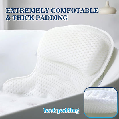 Ozyalo Bath Pillows for Tub, Luxury Bathtub Pillow for Head & Neck Support