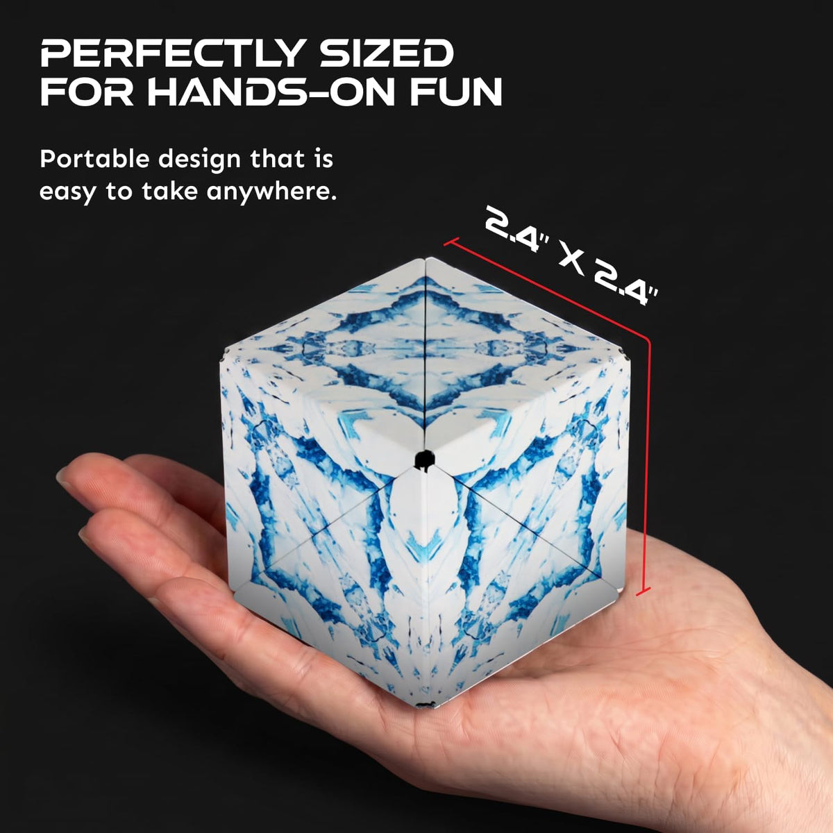 Shashibo DODECA Magnetic Puzzle Cube, Stress Relief Fidget Toy - Colors A