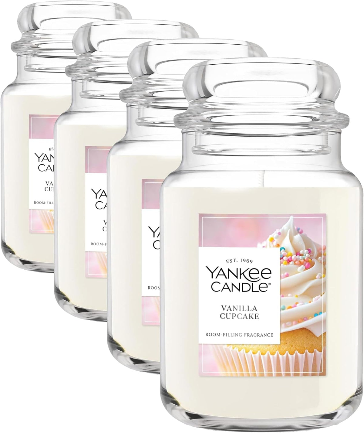 Yankee Candle Vanilla Cupcake Scented Candle, 22oz Large Jar