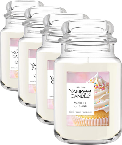 Yankee Candle Vanilla Cupcake Scented Candle, 22oz Large Jar