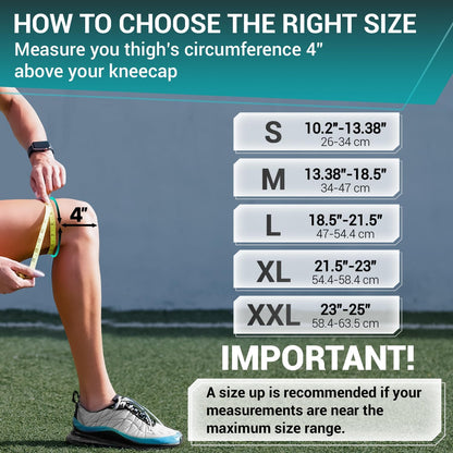 DR. BRACE ELITE Knee Brace with Side Stabilizers & Patella Gel Pads for Maximum Knee Pain Support and fast recovery for men and women-Please Check How To Size Video (Mercury, Medium)