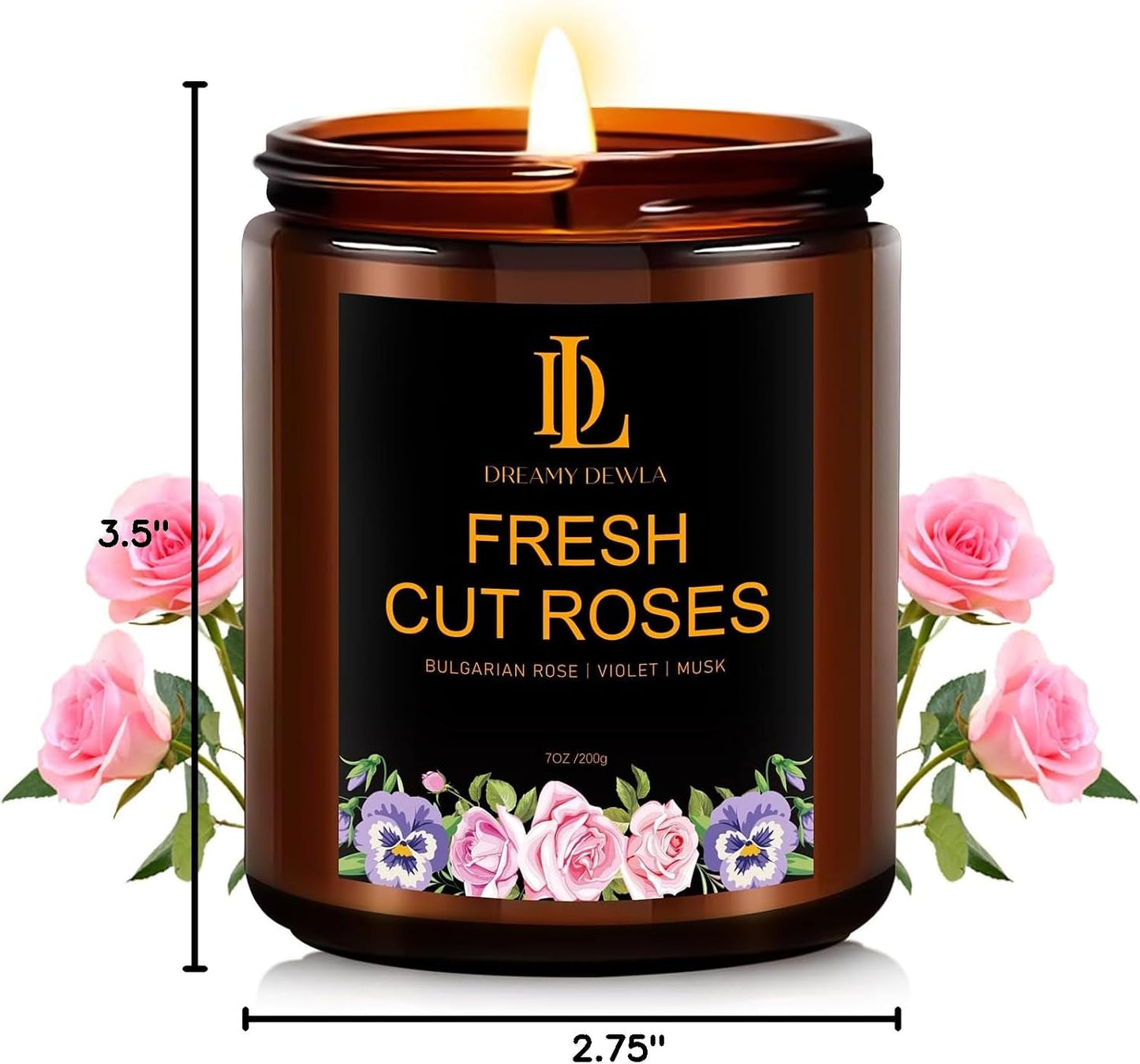 Scented Candles Set, 4 Pack Soy Candles for Home Scented, Candle Gifts for Women Men, 28oz 200 Hours Burn, Scents of Pineapple Cocktail/Coconut Vanilla/Pink Sands/Bahamian Breeze