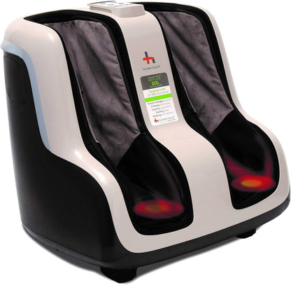 Human Touch Reflex5s Foot and Calf Massager - HSA Approved for Stress & Plantar Fasciitis Relief + Kneading & Compression for Circulation Support - 1 Year Warranty - Fits Women & Men Size 12