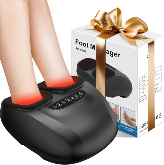 Shiatsu Foot Massager Machine with Heat and Deep Kneading
