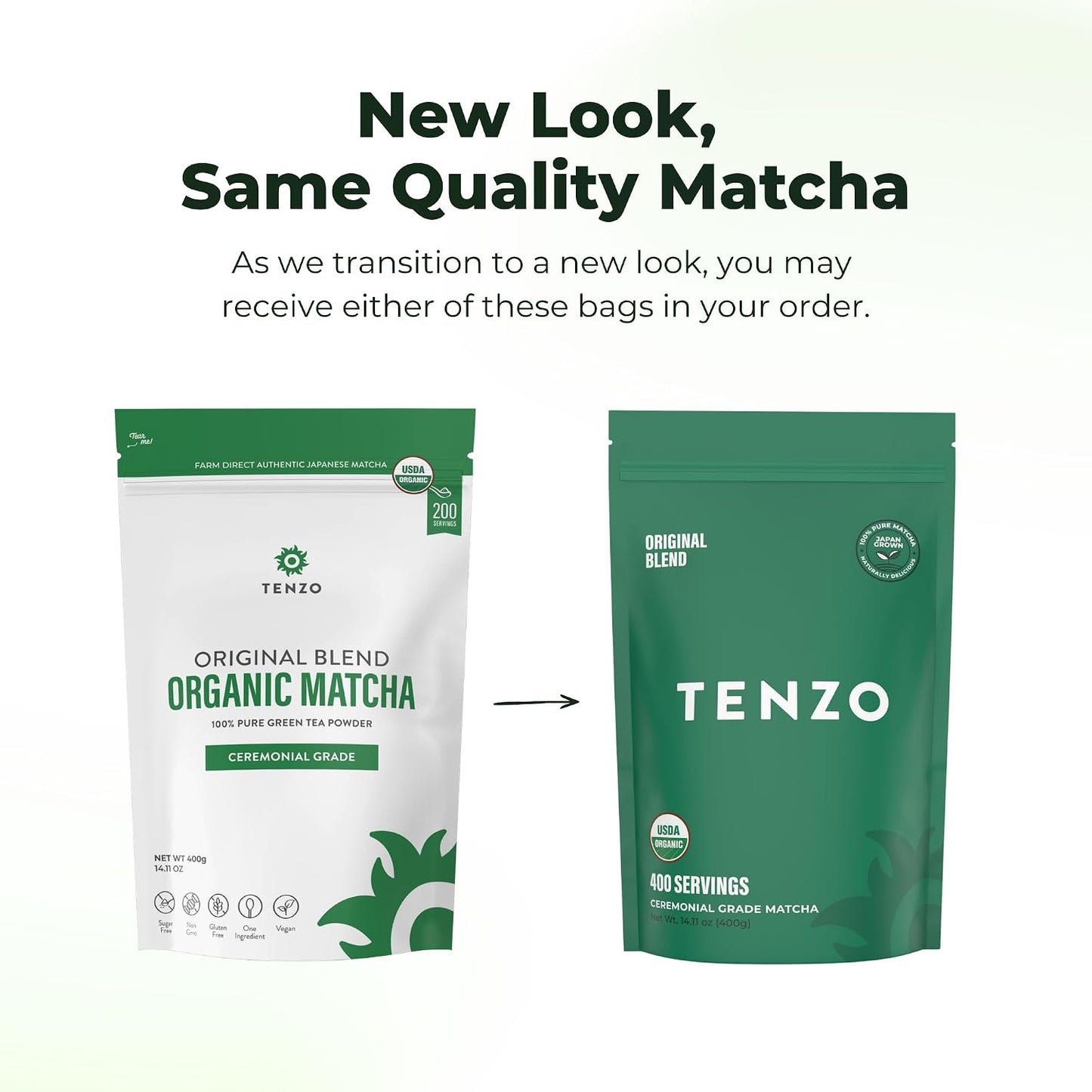Tenzo Matcha Green Tea Powder, Organic Cafe Sweetened Matcha Latte Green Tea Powder, Ceremonial Barista Crafted Mix - Authentically Japanese - Matcha Latte Mix (35.27 Ounce)