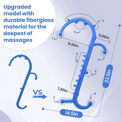 Ranarose Deep Tissue Back & Neck Massager for Body Muscle Pain Relief