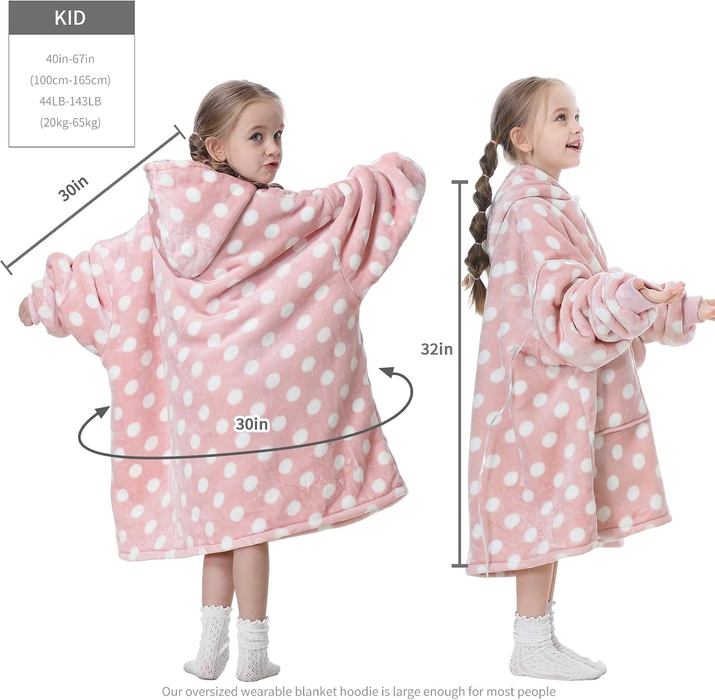 Aemicion Strawberry Blanket Hoodie,Oversized Sherpa Wearable Hooded Blanket,Warm Cozy Sweatshirt Gifts for Women Girls Adult