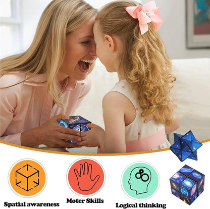 Luaxkpi Toys for Boys Age 8-12 Gifts for 9 10 11 12 Year Old Boy Girls, Infinity Cube Fidget Toy for Kids Ages 8-10 Star Cubes for Boys Girl Toys 10-12 Years Old Birthday Presents Gift Ideas