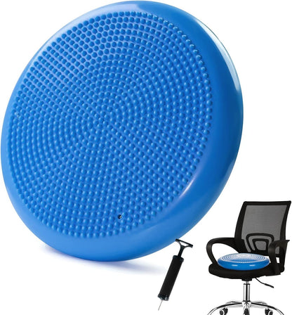 Wobble Cushion，Wiggle Seat，Balance Disc （Extra Thick 34cm/13.4in），for Balance Stability Training, Improve Sitting