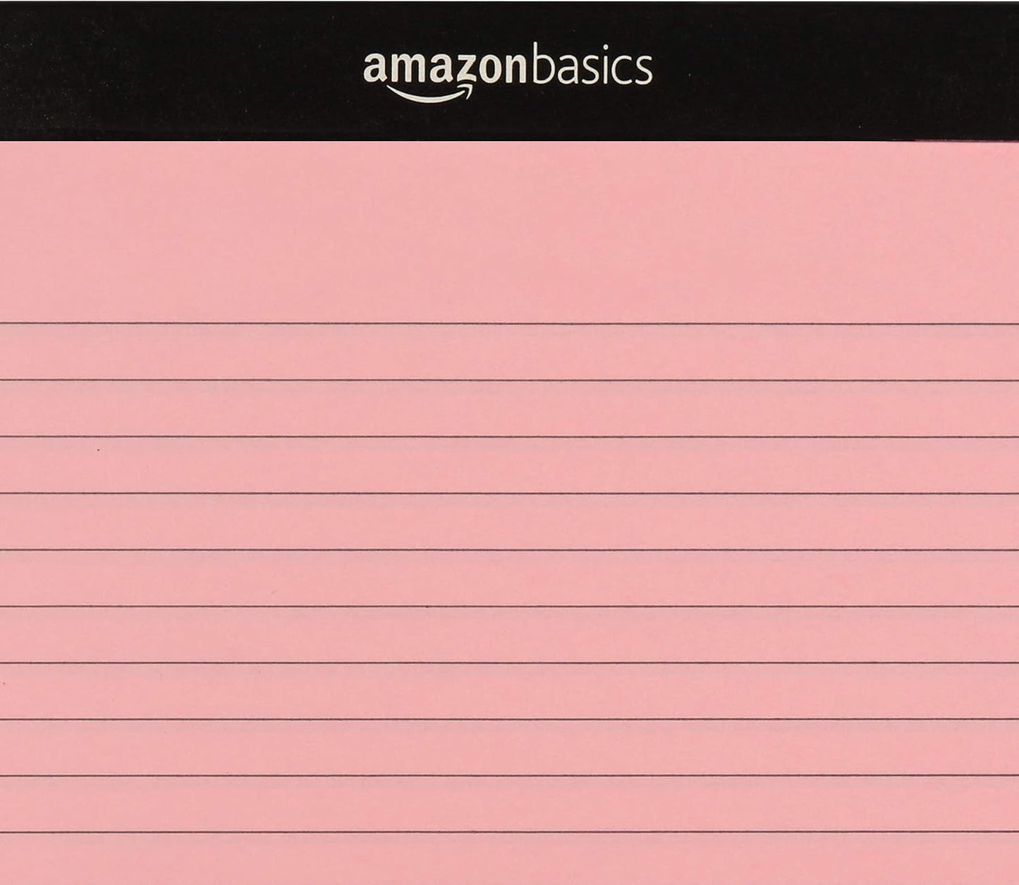 Amazon Basics Wide Ruled Lined Writing Note Pads for Office Supplies, 8.5" x 11.75", White, 12-Pack of 50 Perforated Sheets