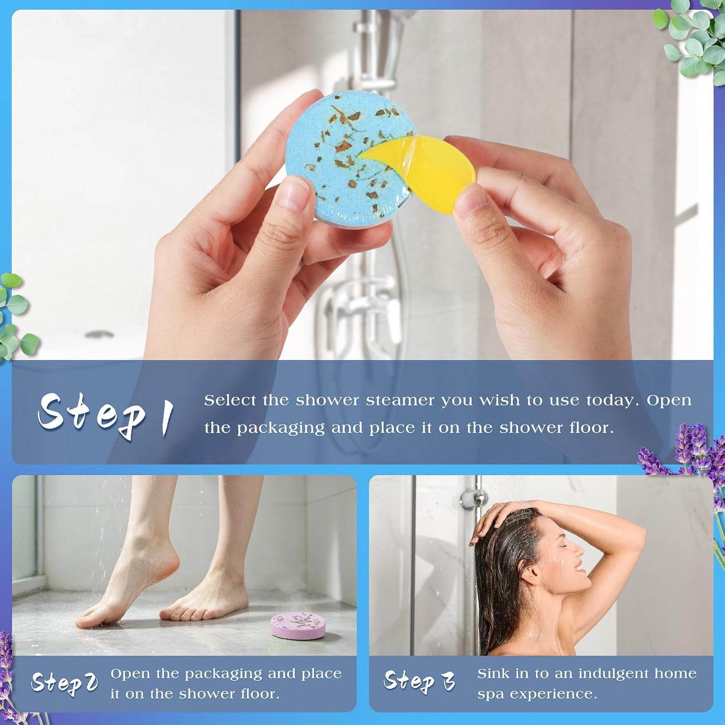 Shower Steamers Aromatherapy Birthday Gifts for Women-12 Pack Mothers Day Gifts,Gifts for Grandma,Wife,Mothers,Stress Relief and Relaxation Gifts for Women and Men,Created Your Own Home SPA
