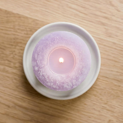Aroma Naturals Essential Oil Tranquility Pillar Candle, 2.5" x 4", Lavender, 11 Ounce