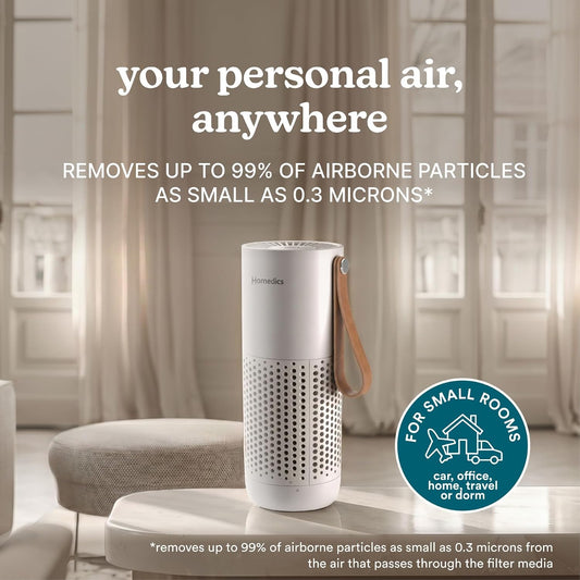 Homedics Personal Air Purifier with HEPA-Type Filter & Activated Carbon