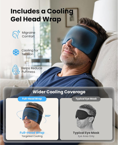 BOB AND BRAD Eye Massager with Heat and Cooling, FSA Eligible HSA Birthday Gifts for Women Men, Heated Eye Massager for Migraine, Heated Eye Mask for Dry Eye Head Tension and Stress Relief