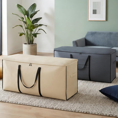 storagebag Patio Cushion Storage Bag, Outdoor Cushion Storage Bag,Waterproof Extra Large Furniture Storage Bag with Handle and Zipper, 48in L x 16in W x 22in H
