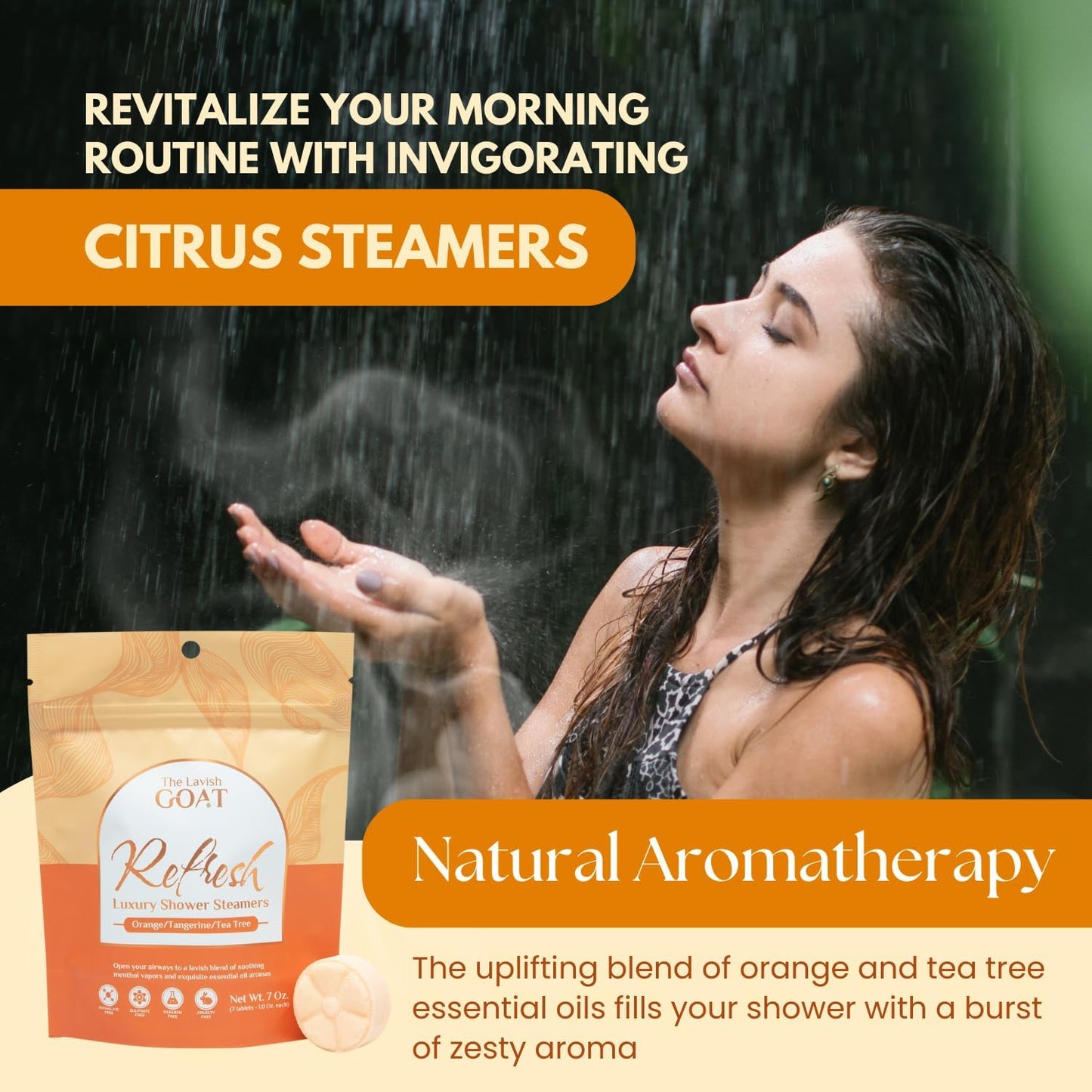 TLG Soothe Shower Steamers Aromatherapy 7 Pack – USA Made with Extra Menthol, Peppermint & Eucalyptus – Shower Bomb for Relaxation, Stress & Sinus Relief – Gift for Men & Women