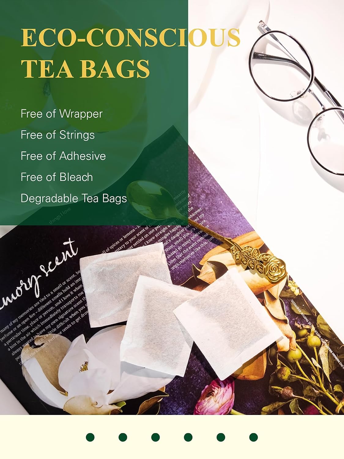 GLDNT Organic Milk Thistle Tea, Natural Organic Milk Thistle Seed Herbal Tea, Mild & Mellow Taste, Caffeine Free, 100 Count
