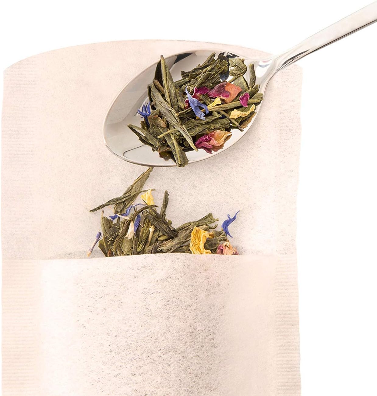 Pack of 4 Finum Large Disposable 100 Count Tea Filter Bags