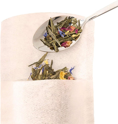 Pack of 4 Finum Large Disposable 100 Count Tea Filter Bags
