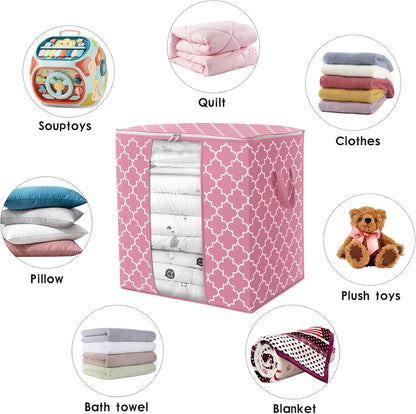 Storage Bags 3 Pack 100L Clothes Organization and Storage Containers
