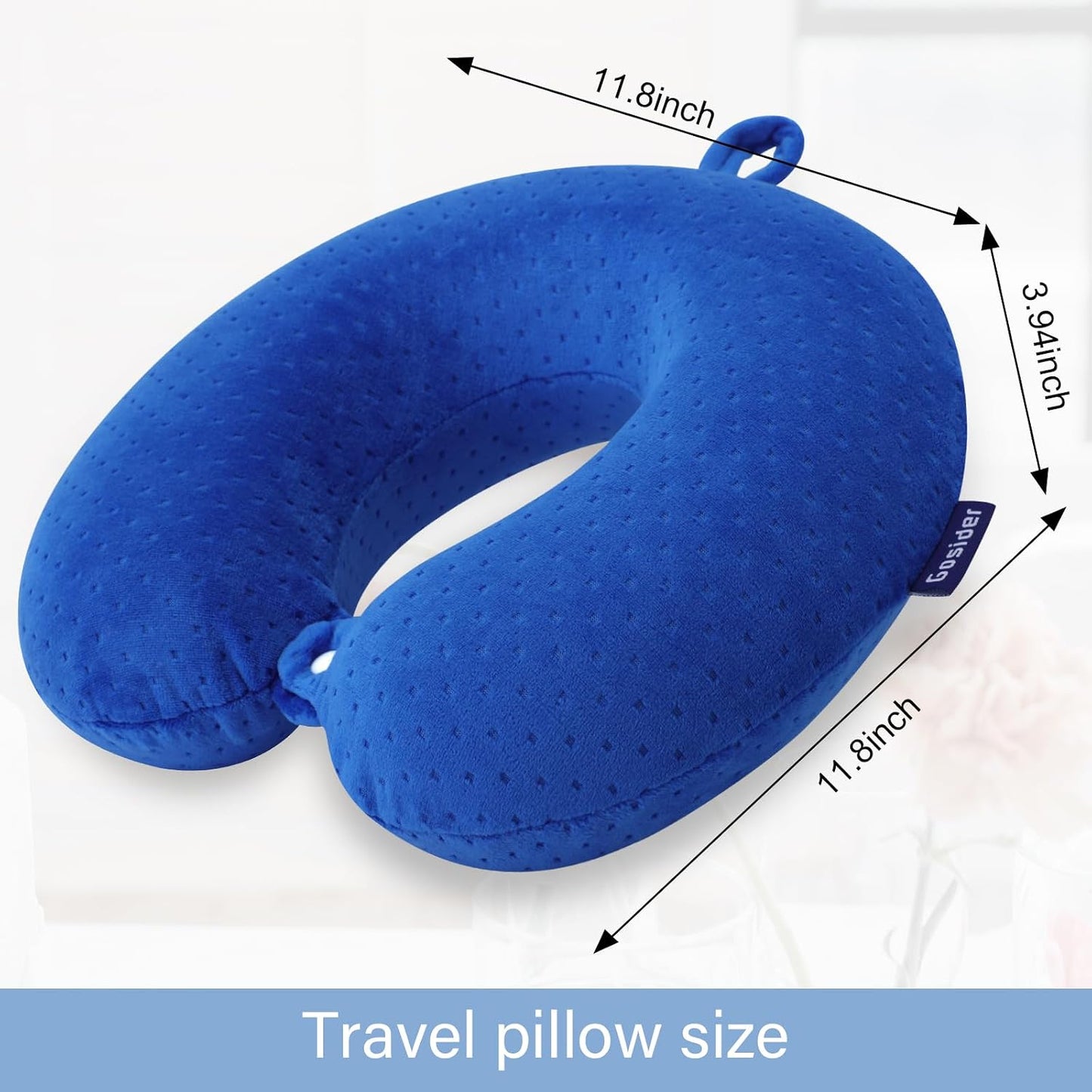 Neck Pillows for Sleeping Travel Pink Travel Pillow Comfortable U Shape Memory Foam Pillows Neck and Head Support Portable Travel Neck Pillow Suitable for Planes, Trains, Self-Driving Cars
