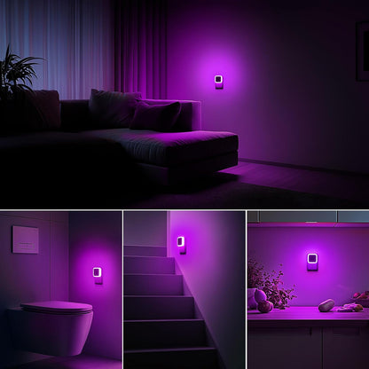 Sujeet Night Light, Night Lights Plug into Wall,Nightlight Plug in Night Light, Dusk to Dawn Night Lamp Led Night Lights for Adults Bedroom, Bathroom, Hallway (Amber)