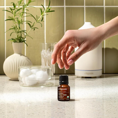 Cliganic Organic Lavender Essential Oil - 100% Pure Natural Undiluted, for Aromatherapy Diffuser | Non-GMO Verified - Colors A