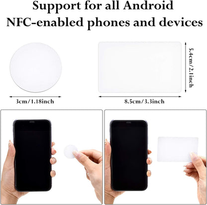 Outus 50 Pieces NFC Tags with Chip