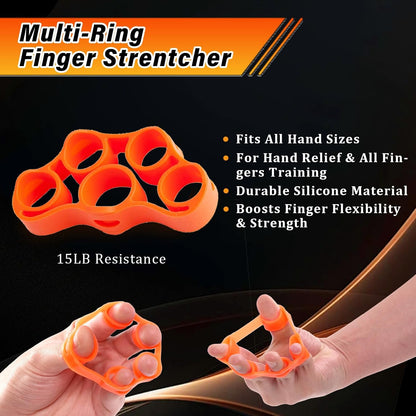 CYFIE Grip Strength Trainer Kit Adjustable 10-132Lbs Hand Exerciser Counter
