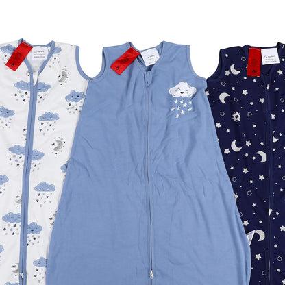 Yoofoss Baby Sleep Sack Baby Wearable Blanket 100% Cotton 2-Way Zipper Toddler Sleeping Sack